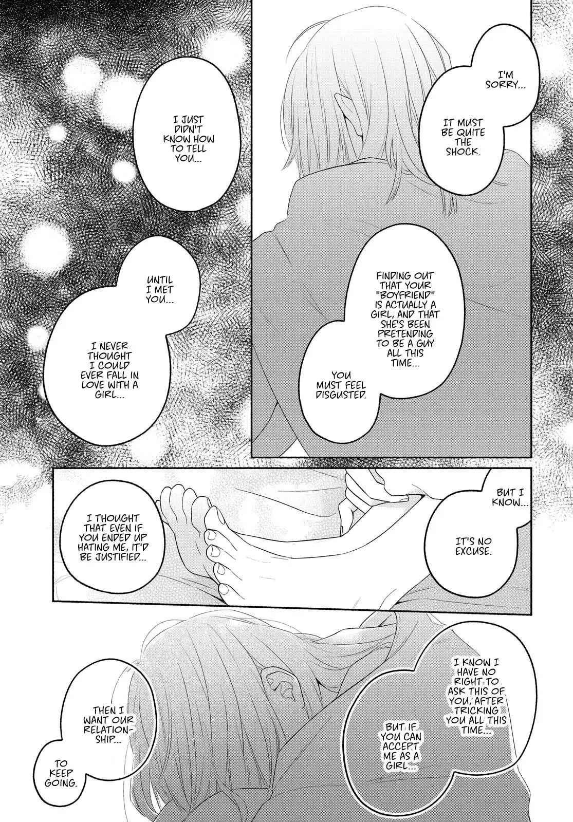 Handsome Girl and Sheltered Girl Chapter 10 page 17