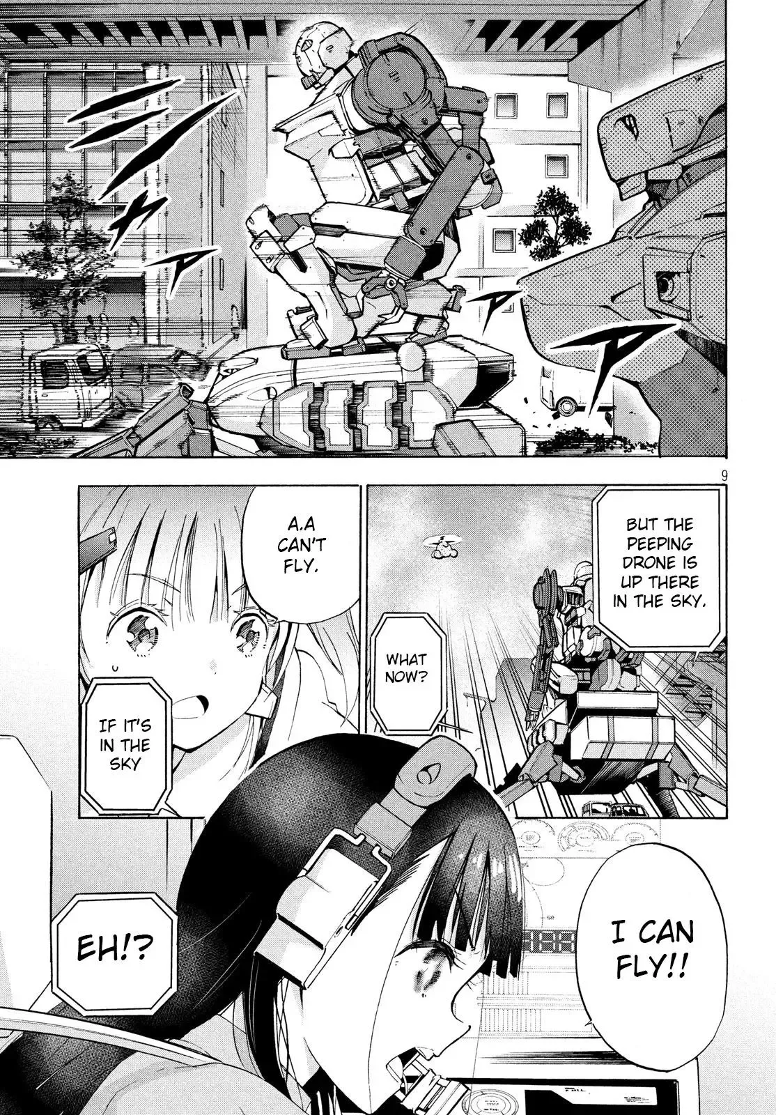 Robot Izonkei Joshi no Meiwaku na Nichijou Chapter 8 page 9