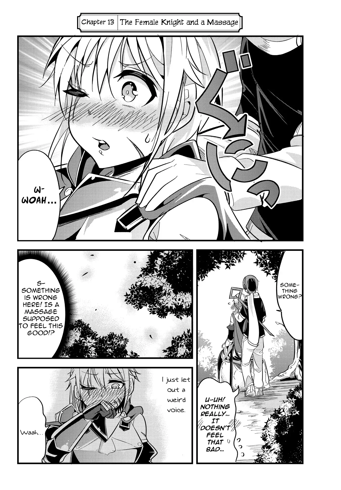 A Story About Treating a Female Knight Who Has Never Been Treated as a Woman as a Woman Chapter 13 page 2