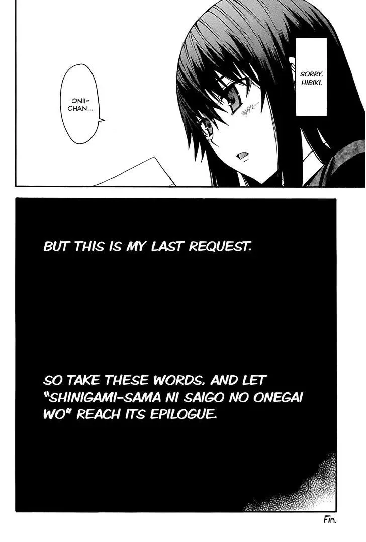 Shinigamisama Ni Saigo No Onegai O Chapter 18 page 32