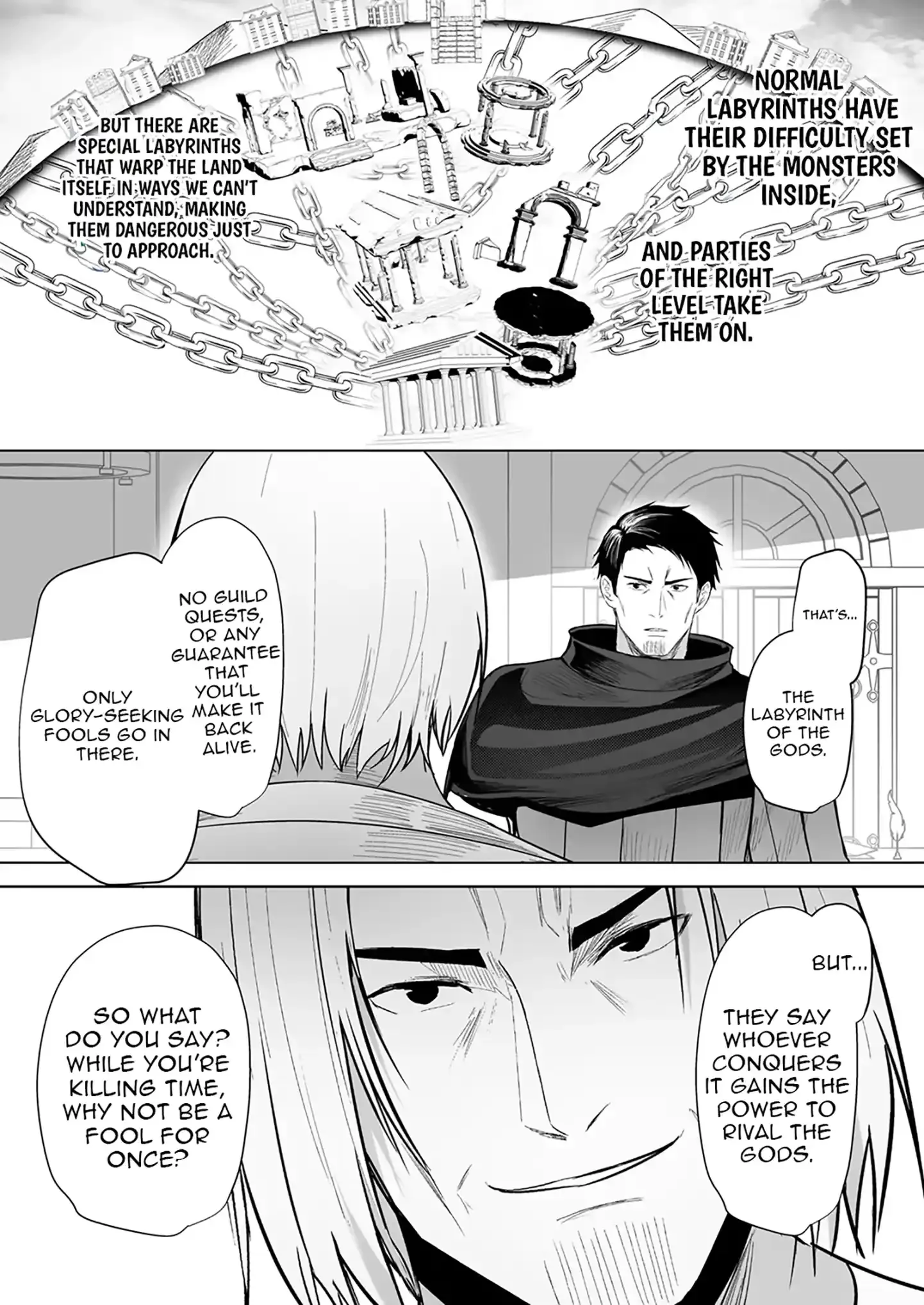 The Banished Middle-Aged Swordsman Kills Time by Beating the Gods: I Gave the Gods’ Blessings to the Girls in My Party, and Created the Strongest Party Chapter 1 page 13