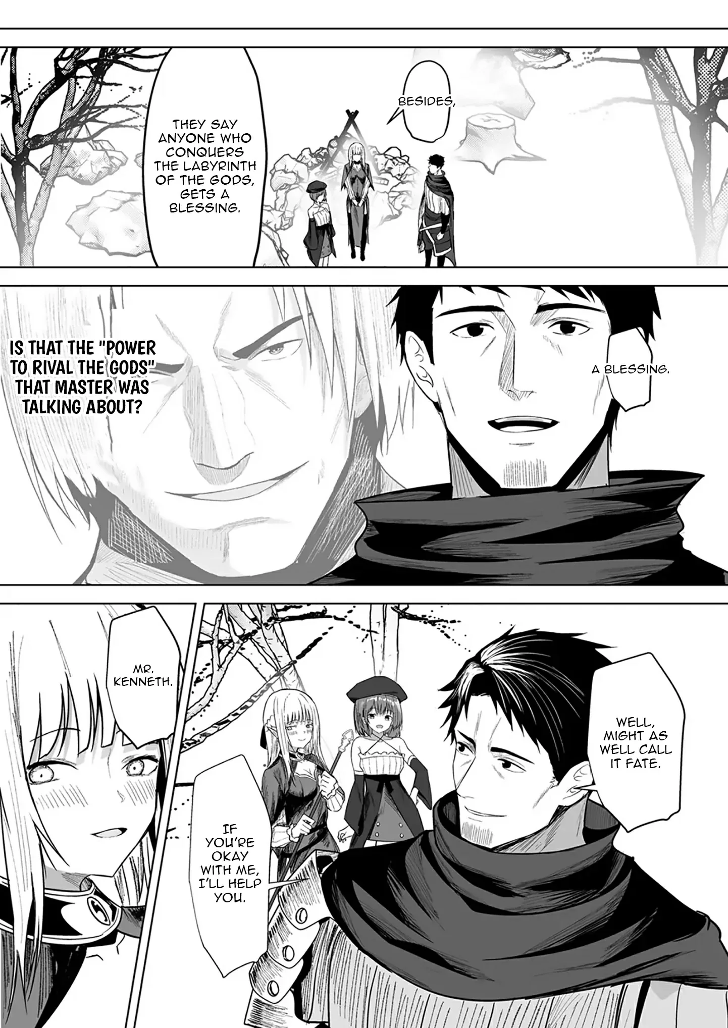 The Banished Middle-Aged Swordsman Kills Time by Beating the Gods: I Gave the Gods’ Blessings to the Girls in My Party, and Created the Strongest Party Chapter 2 page 6