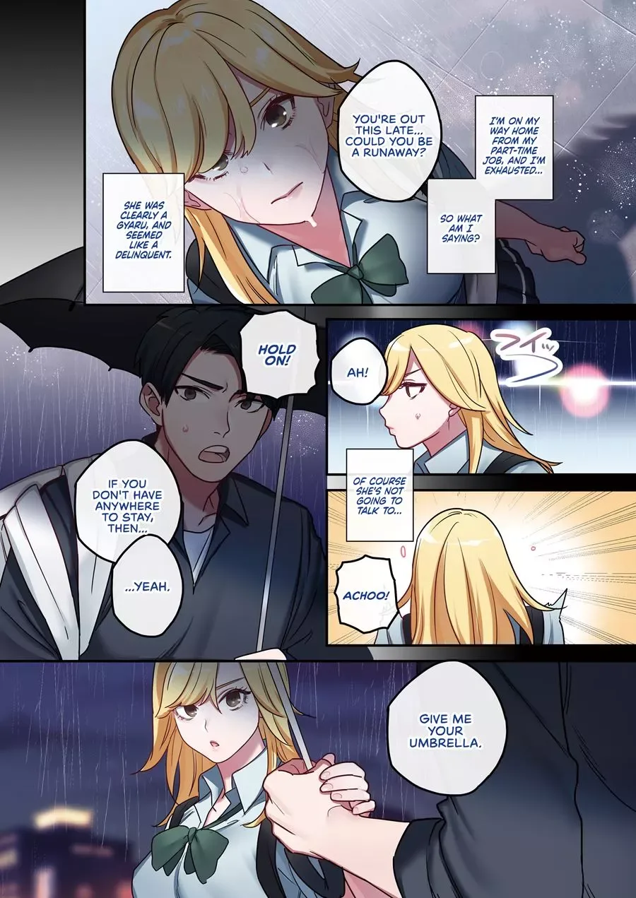 After Relentlessly Cumming Inside A Runaway Gyaru, We Started Living Together As Fuck Buddies (Colored) Chapter 1 page 3