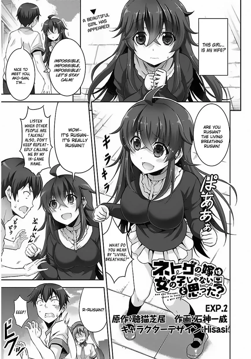 Netoge no Yome wa Onnanoko ja Nai to Omotta? Chapter 2 page 2