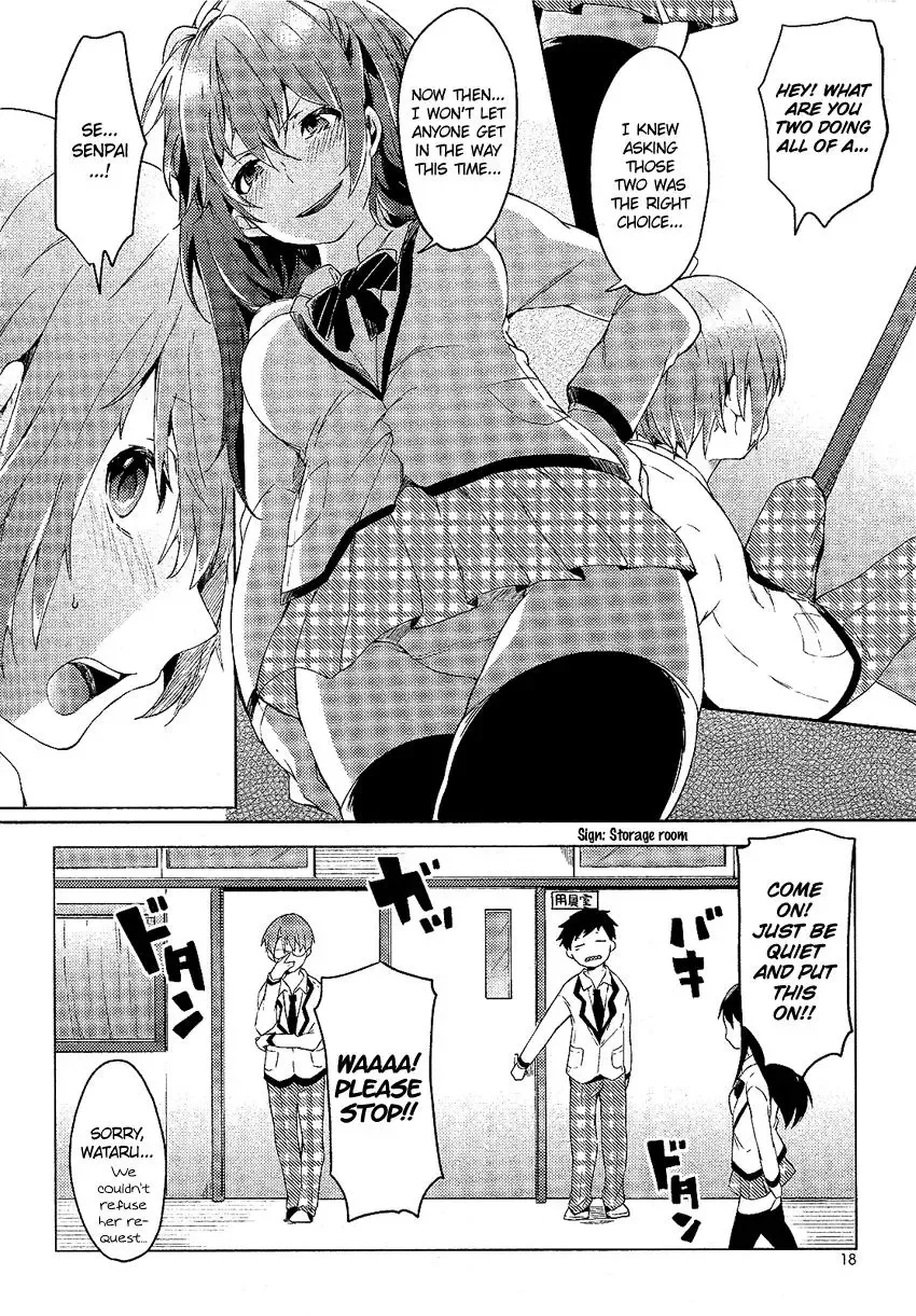 Boku wa Senpai ni Josou o Shiirareteimasu. Chapter 1 page 19