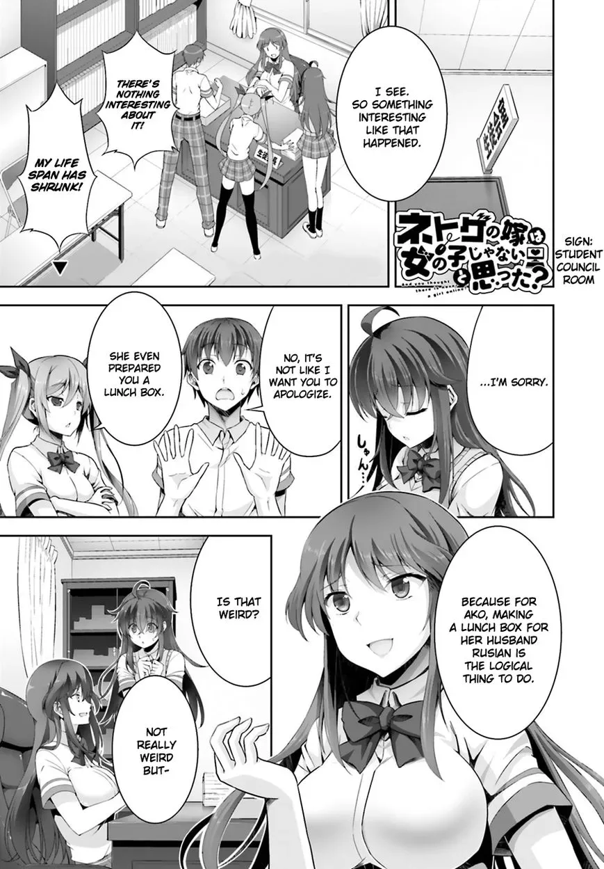 Netoge no Yome wa Onnanoko ja Nai to Omotta? Chapter 4 page 2