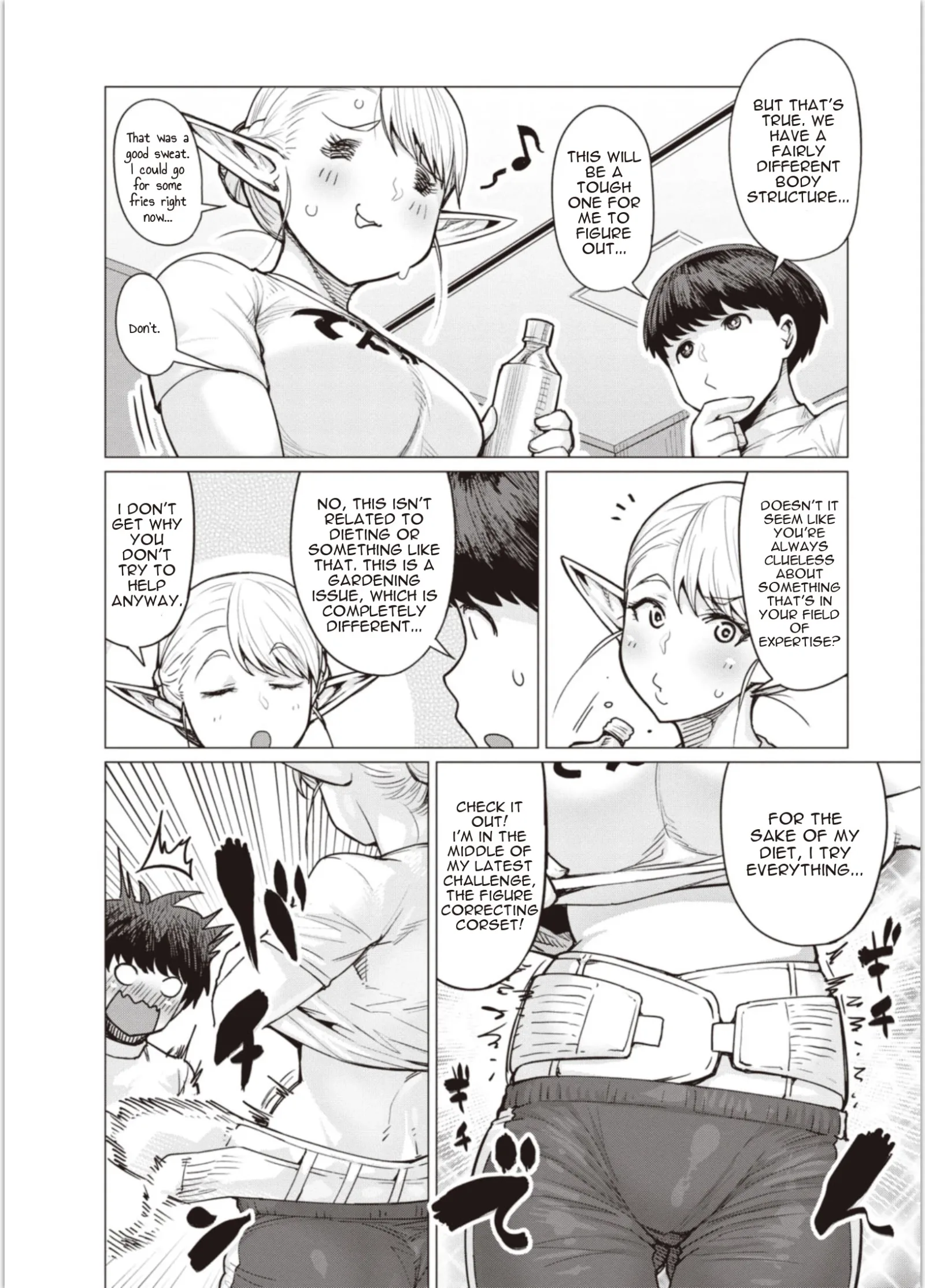Miss Elf Can't Lose Weight Chapter 4 page 8