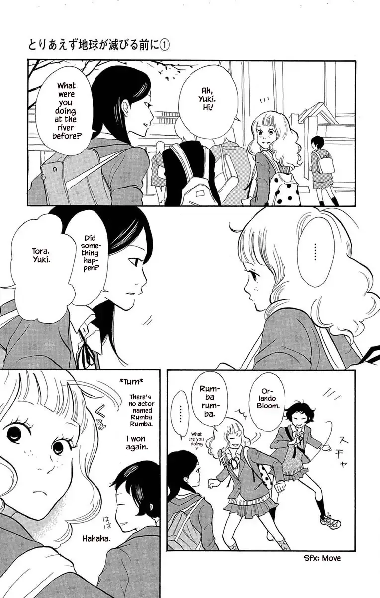 Toriaezu Chikyuu ga Horobiru Mae ni Chapter 4.1 page 7