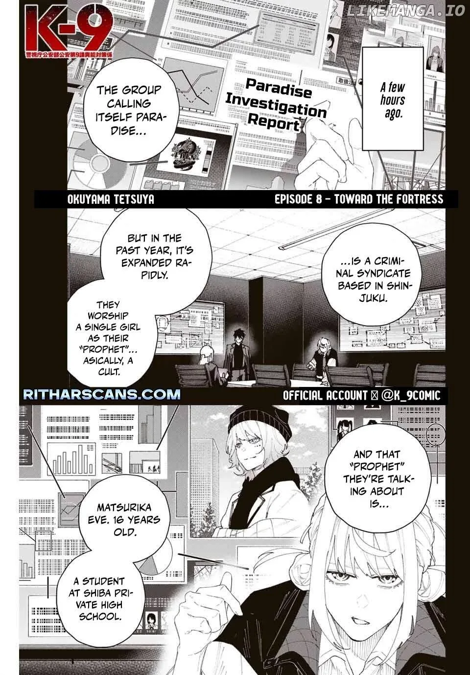 K-9: Keishichou Kouanbu Kouan Dai-9-Ka Inou Taisaku Gakari Chapter 8 page 1