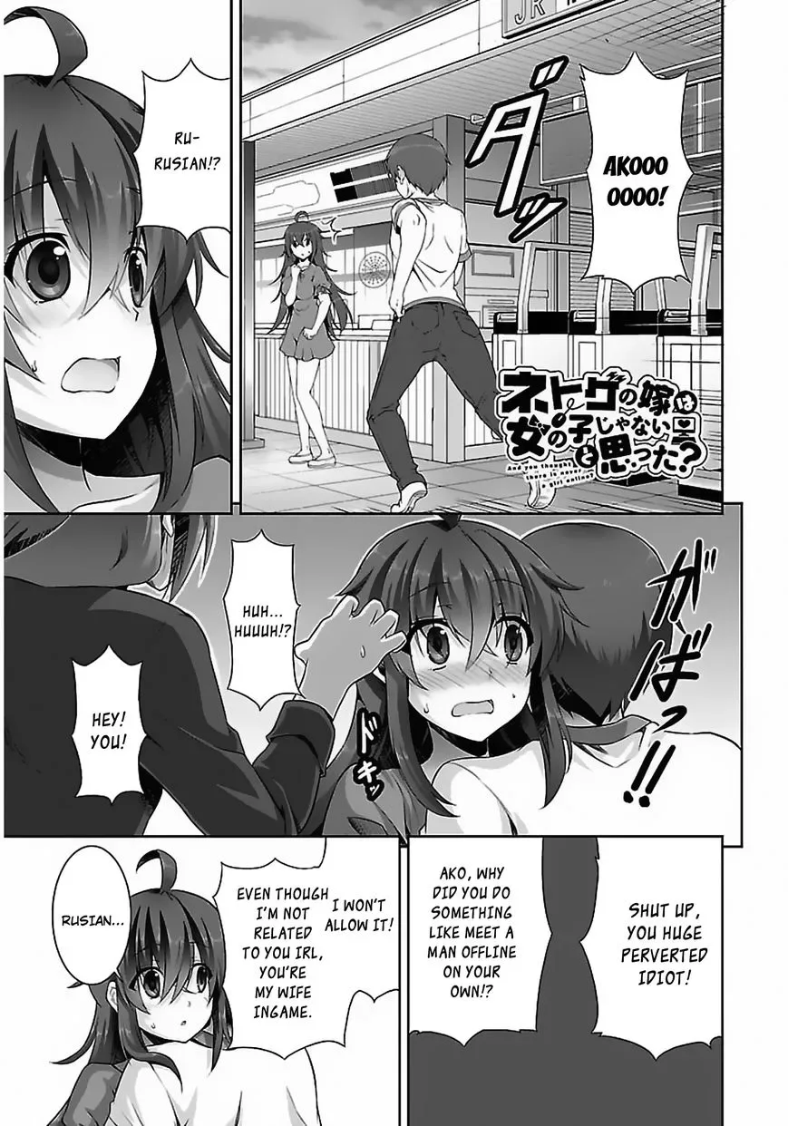 Netoge no Yome wa Onnanoko ja Nai to Omotta? Chapter 8 page 4