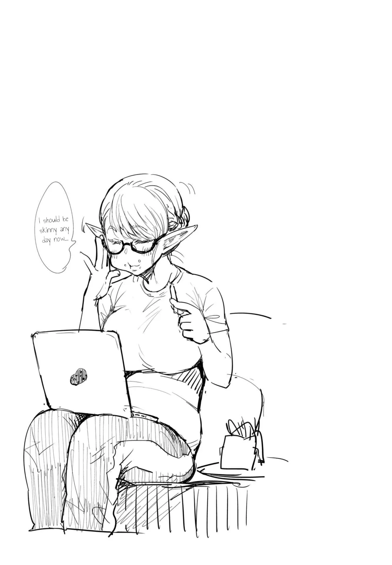 Miss Elf Can't Lose Weight Chapter 6.6 page 11