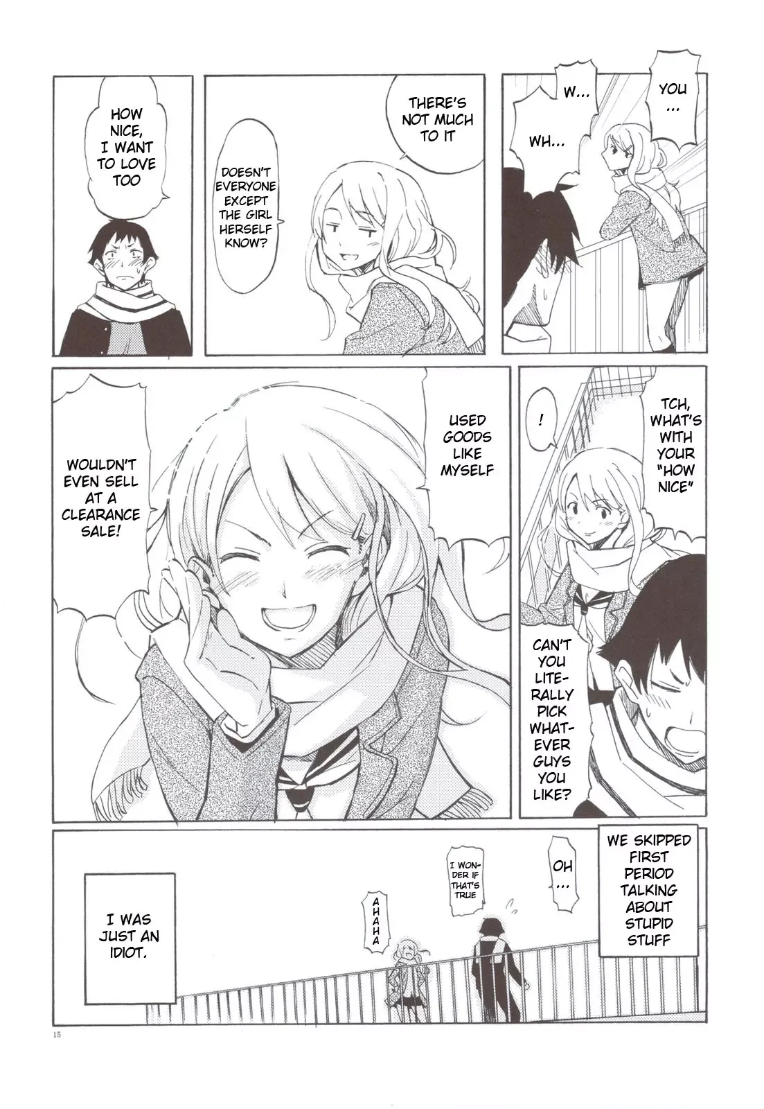 Semete, Ano Yuki no You ni Chapter 0 page 15