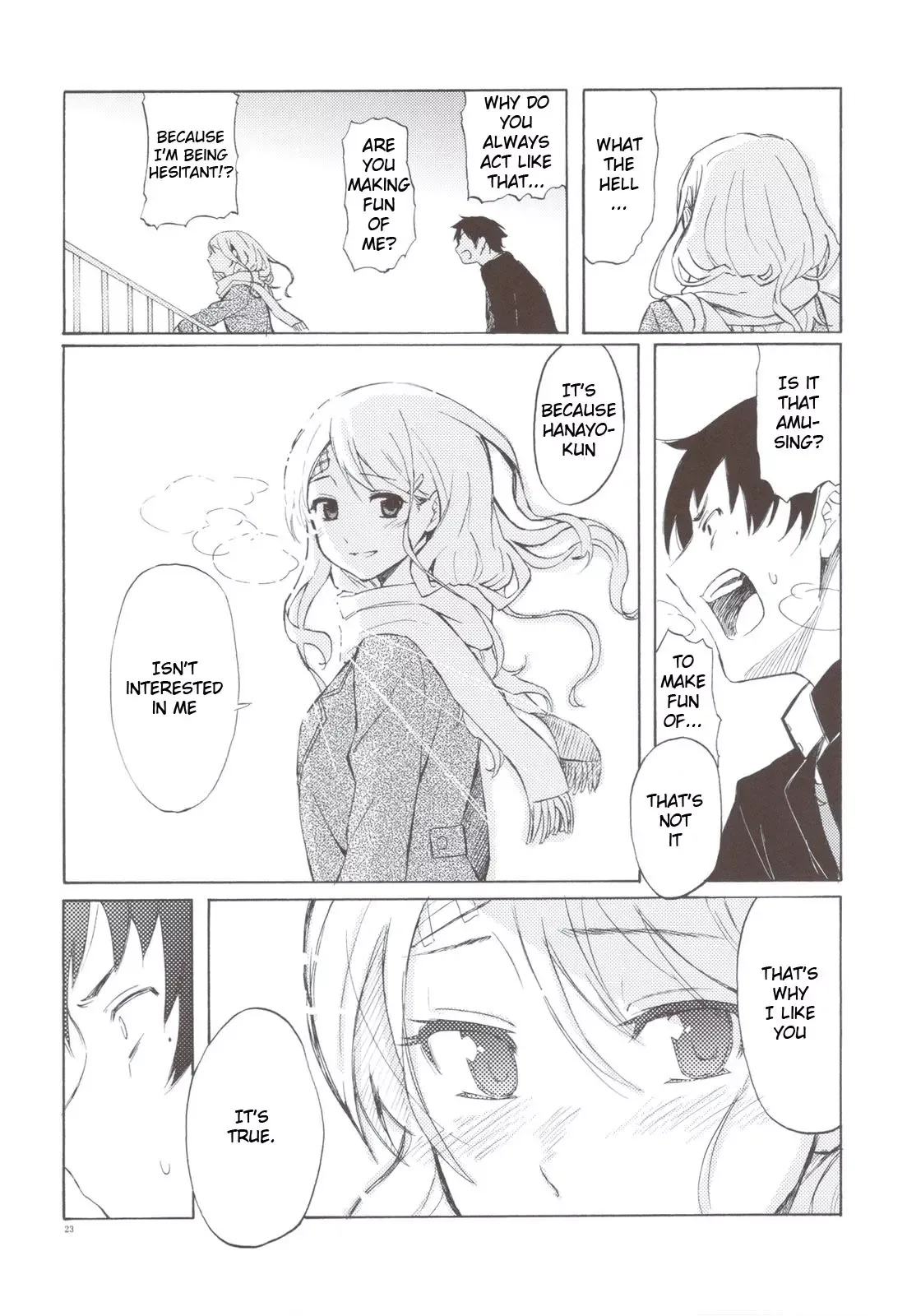 Semete, Ano Yuki no You ni Chapter 0 page 23