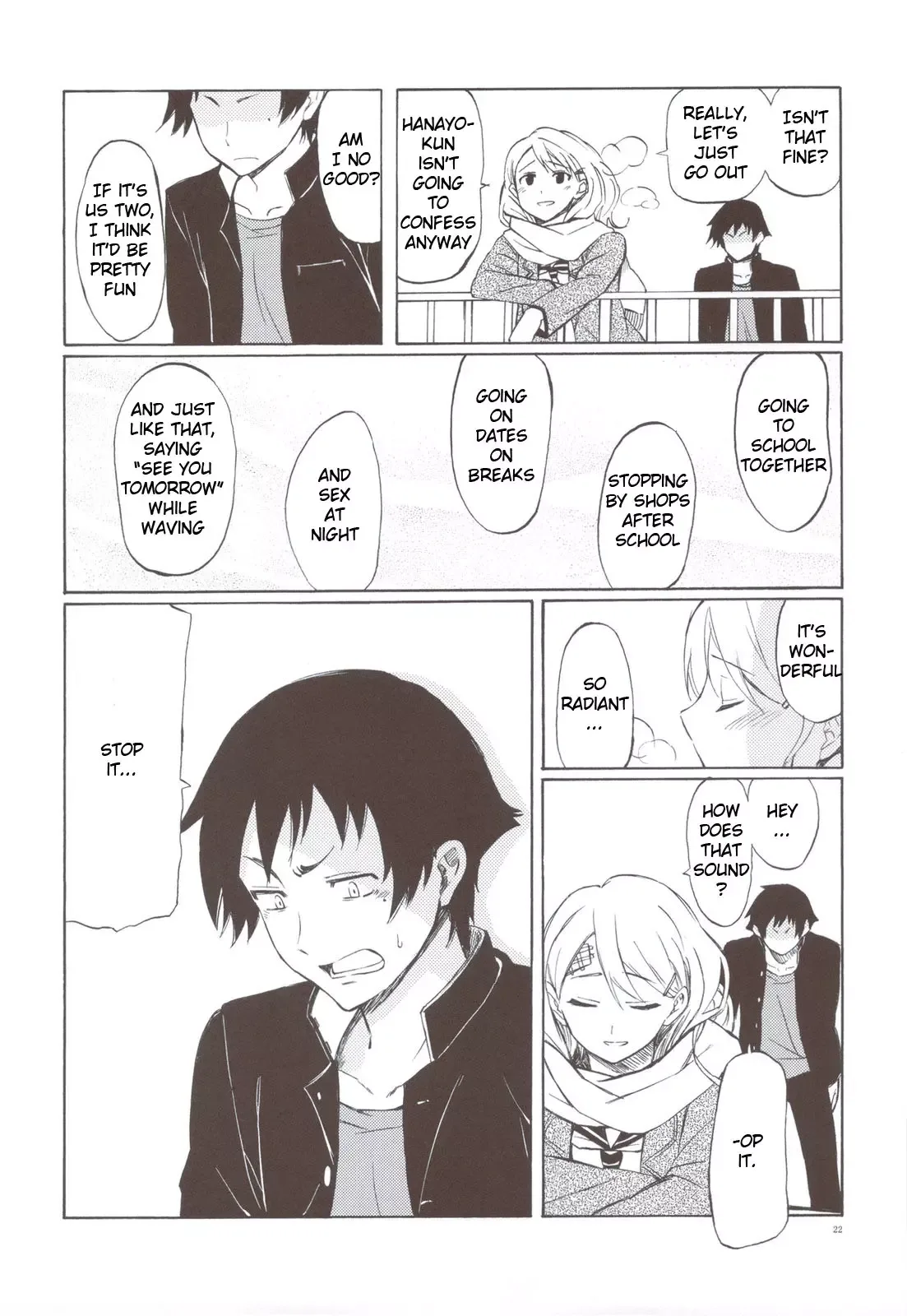 Semete, Ano Yuki no You ni Chapter 0 page 22