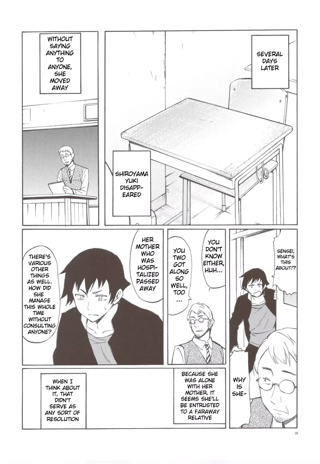 Semete, Ano Yuki no You ni Chapter 0 page 26
