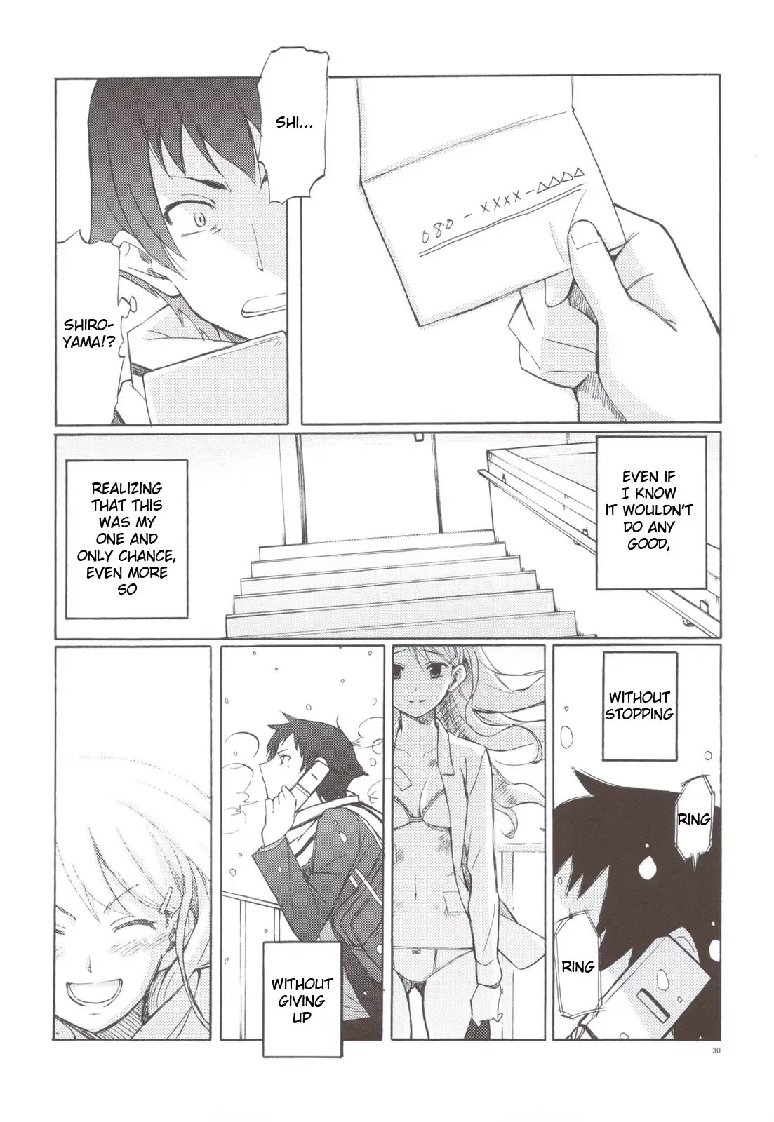 Semete, Ano Yuki no You ni Chapter 0 page 30