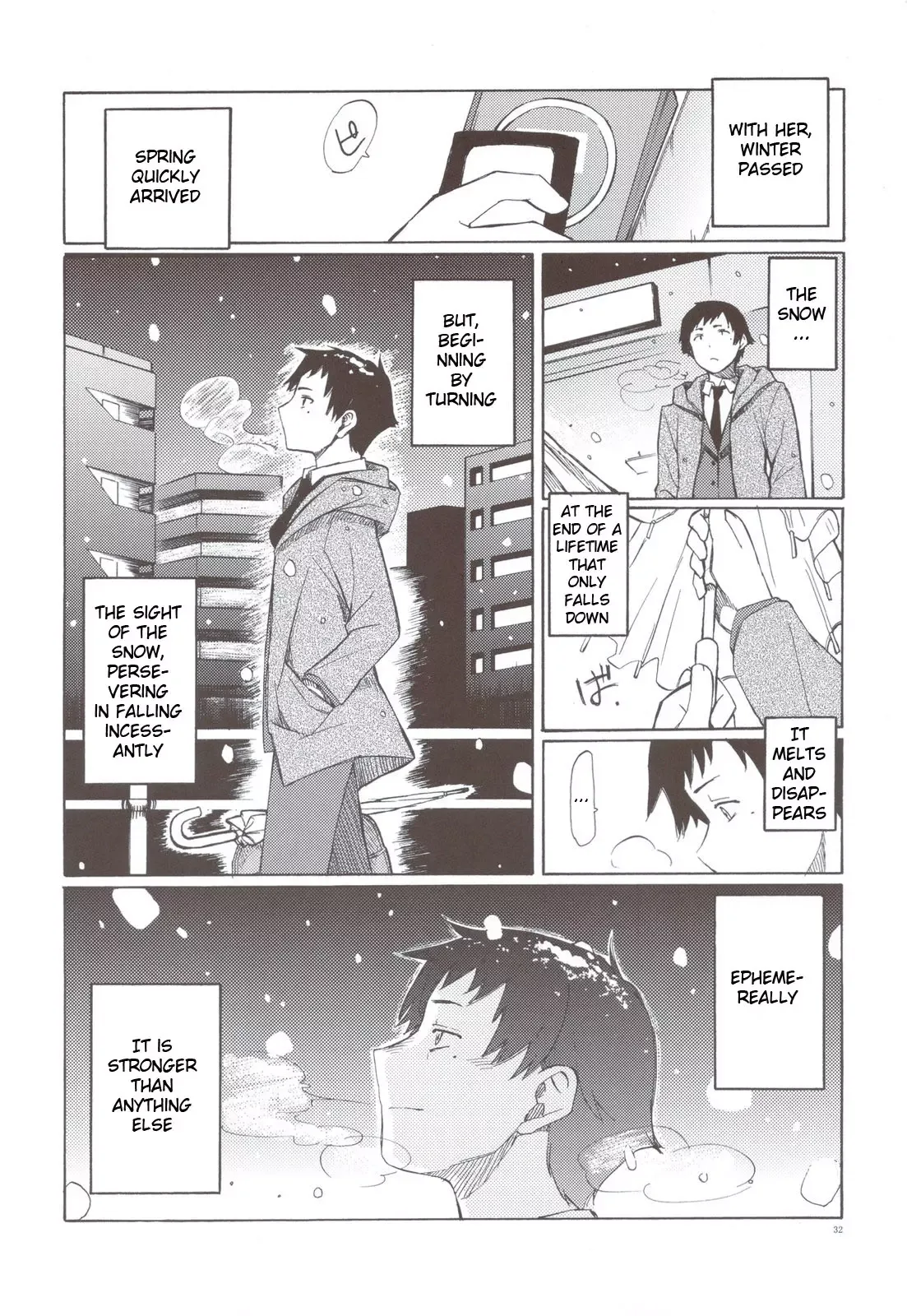 Semete, Ano Yuki no You ni Chapter 0 page 32