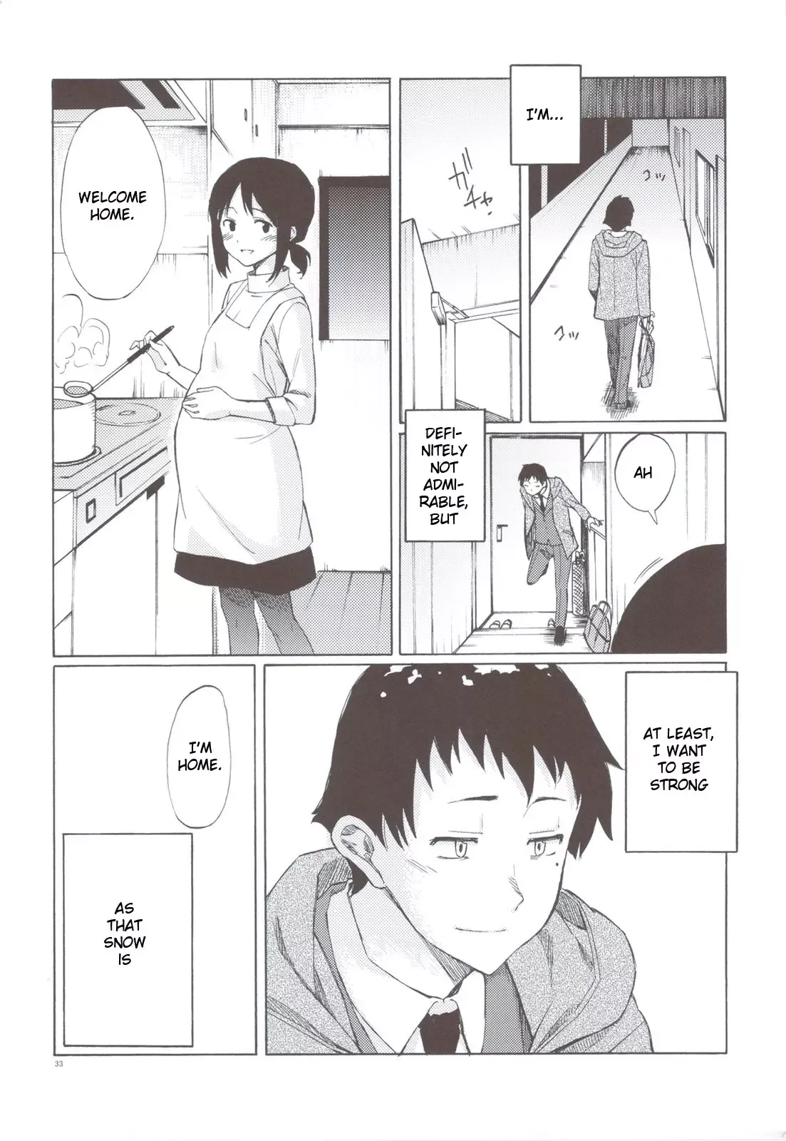 Semete, Ano Yuki no You ni Chapter 0 page 33