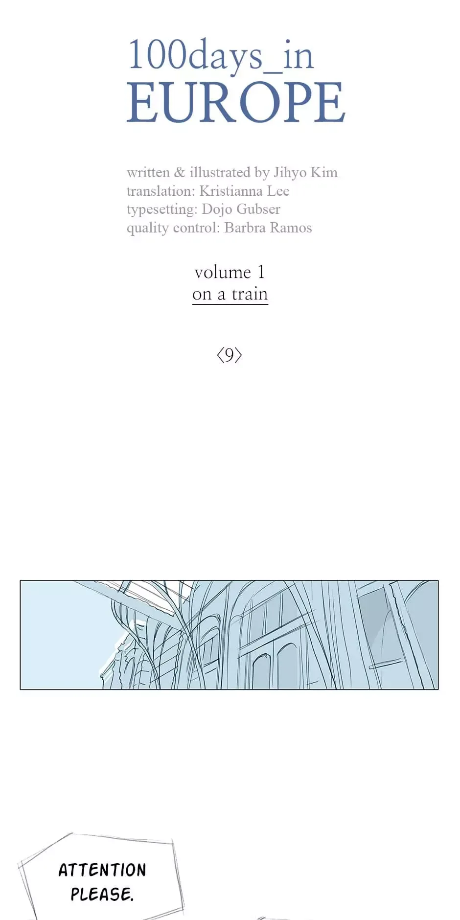 100 Days in Europe Chapter 9 page 1