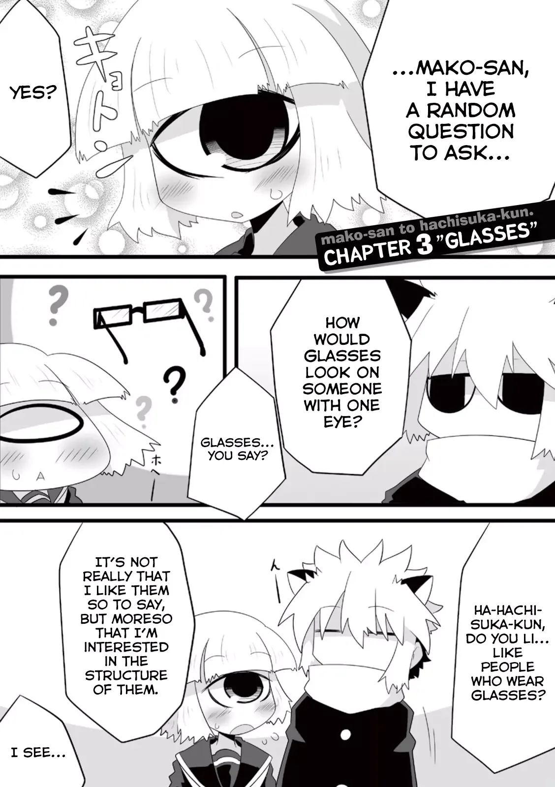 Mako-san to Hachisuka-kun. Chapter 3 page 1