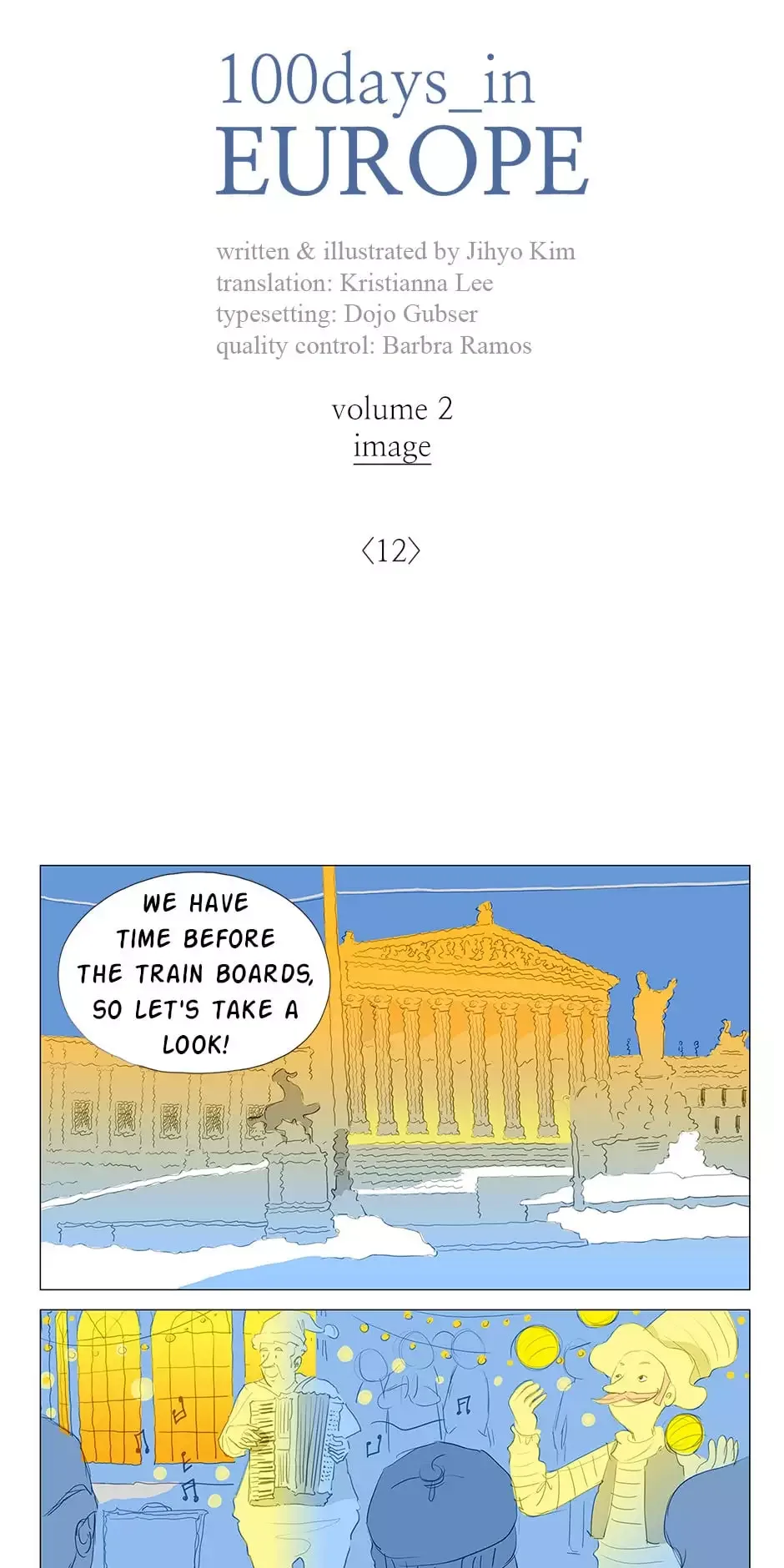 100 Days in Europe Chapter 12 page 1