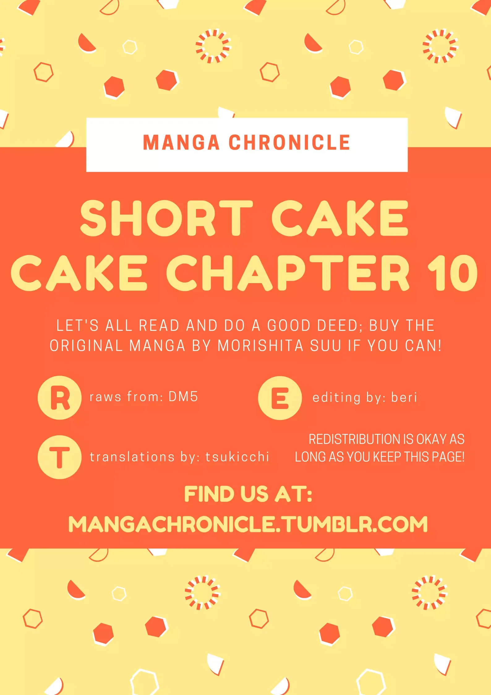 Short Cake Cake Chapter 10 page 1