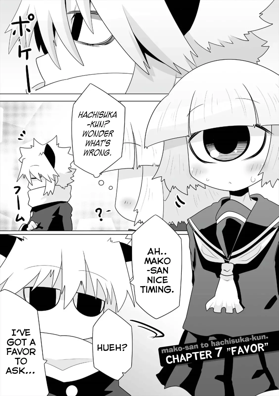 Mako-san to Hachisuka-kun. Chapter 7 page 1