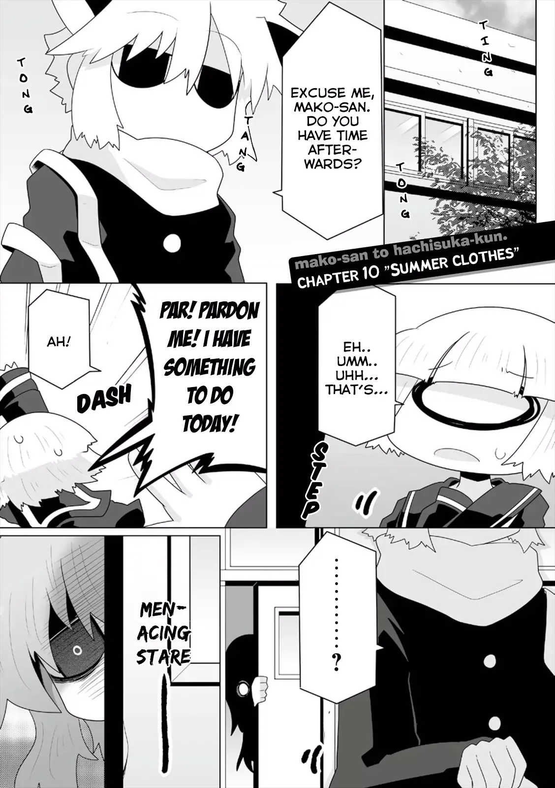 Mako-san to Hachisuka-kun. Chapter 10 page 1