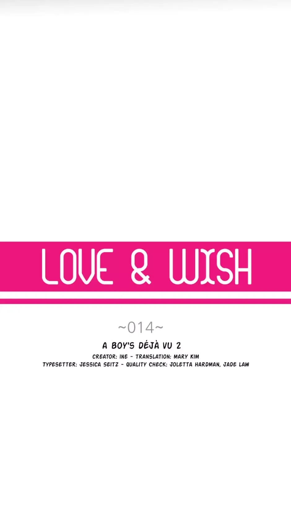 Love & Wish Chapter 14 page 3