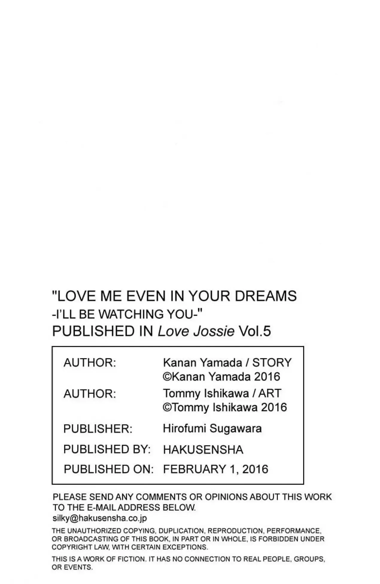 Love Me Even in Your Dreams - I'll Be Watching You Chapter 1 page 62