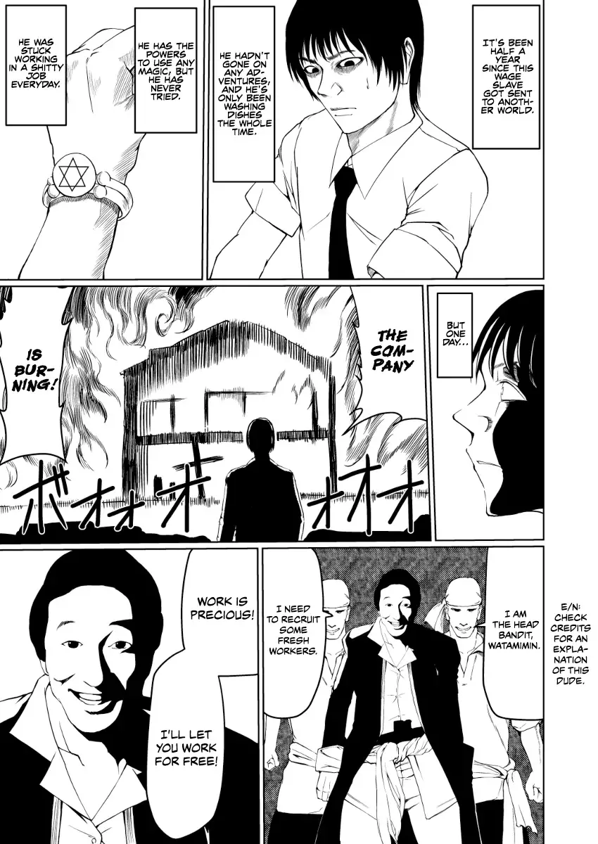 A Wage Slave is Reincarnated In Isekai!! It's Heartbreaking!!! Chapter 2 page 1