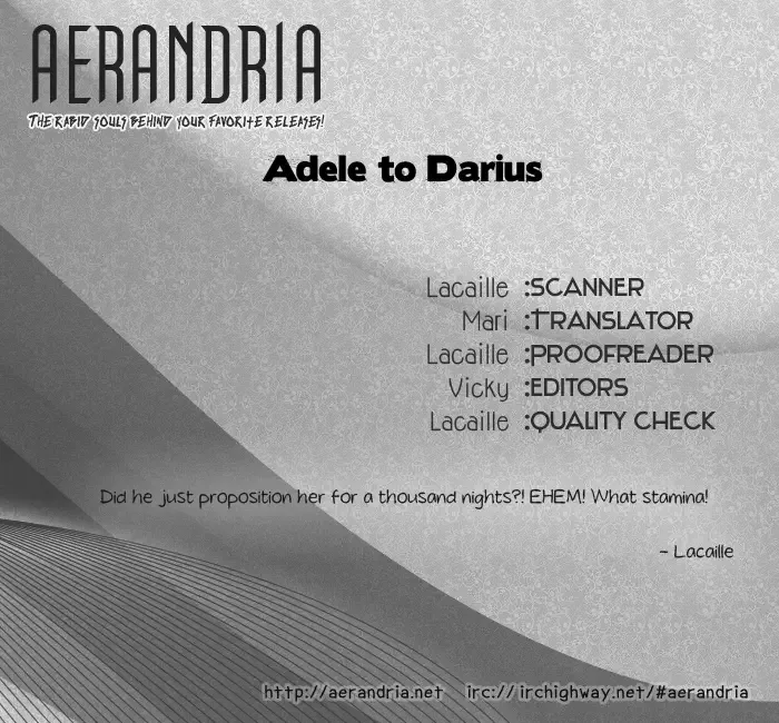 Adele to Darius Chapter 0 page 2