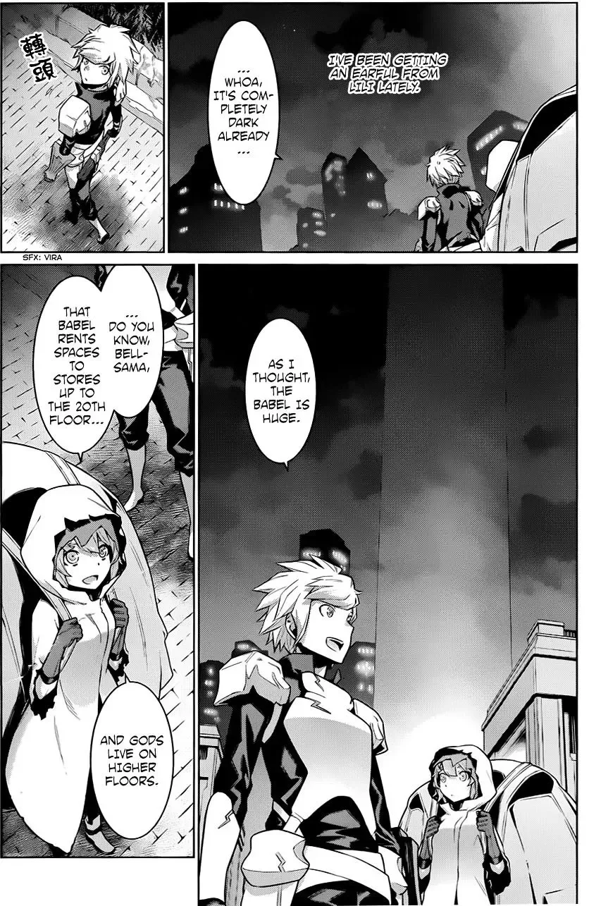 Dungeon ni Deai wo Motomeru no wa Machigatteiru Darou ka Chapter 21 page 14