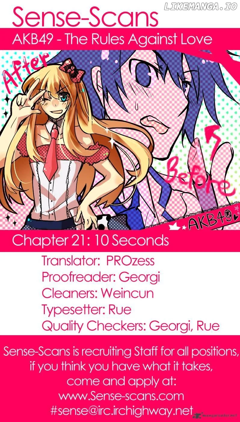 AKB49 - Renai Kinshi Jourei Chapter 21 page 3