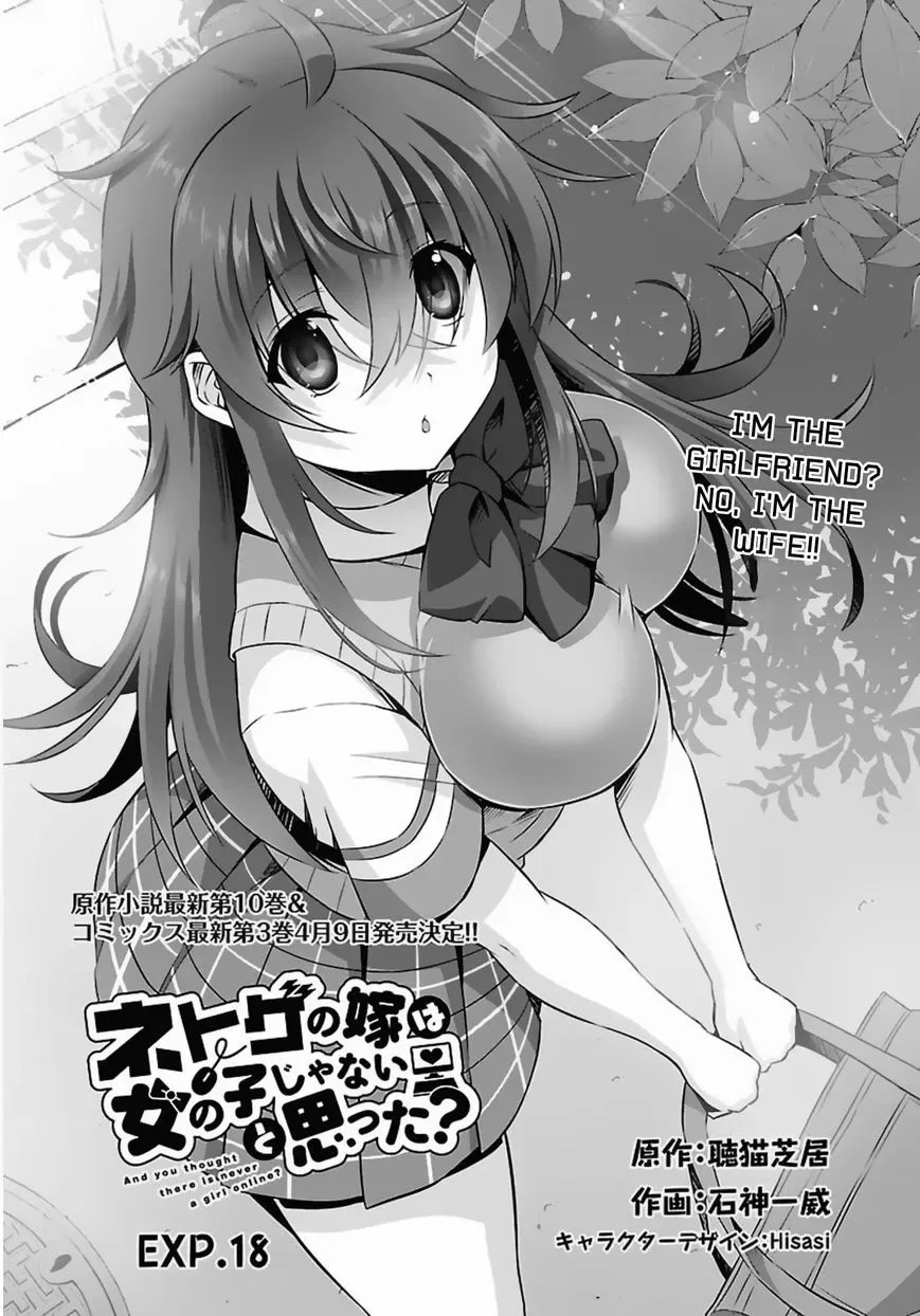Netoge no Yome wa Onnanoko ja Nai to Omotta? Chapter 18 page 1
