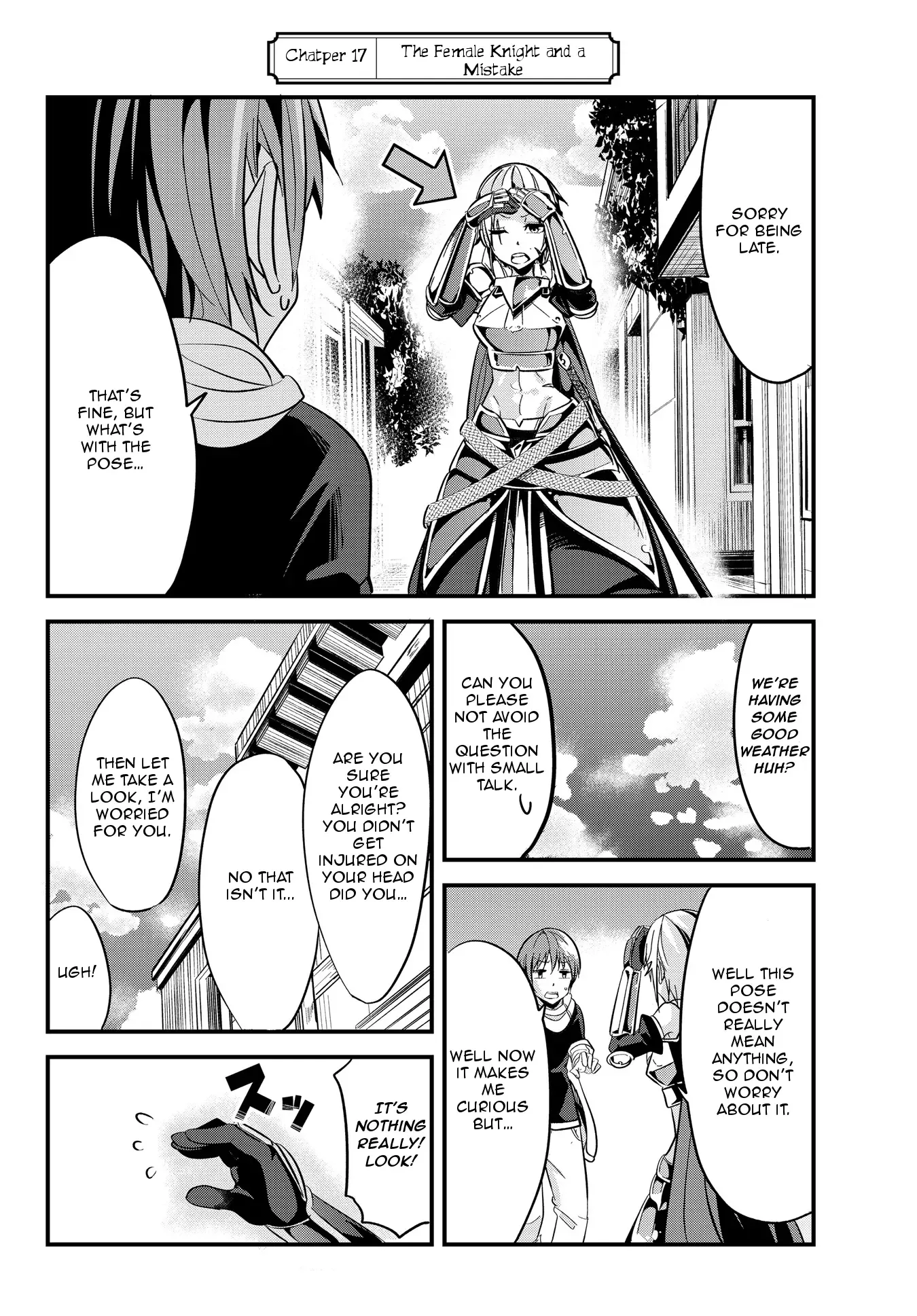 A Story About Treating a Female Knight Who Has Never Been Treated as a Woman as a Woman Chapter 17 page 2