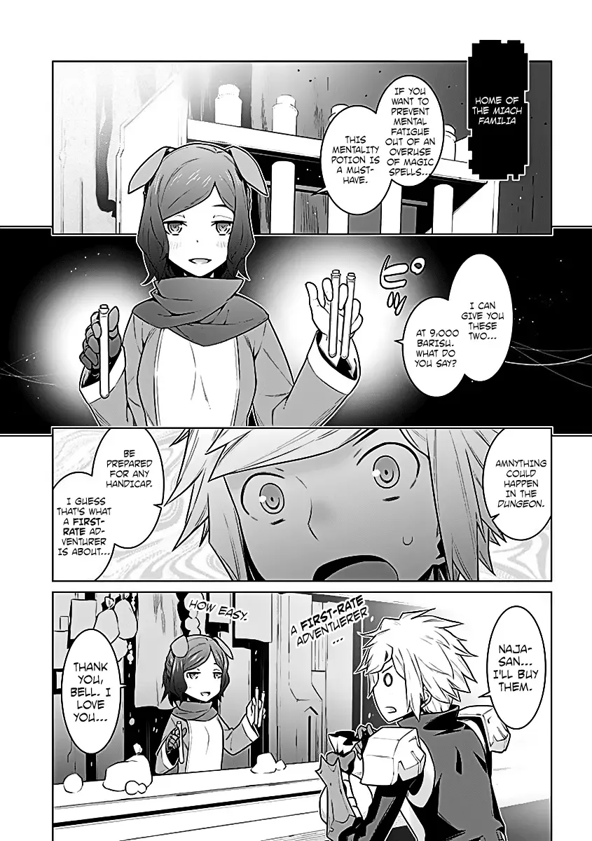 Dungeon ni Deai wo Motomeru no wa Machigatteiru Darou ka Chapter 25 page 3