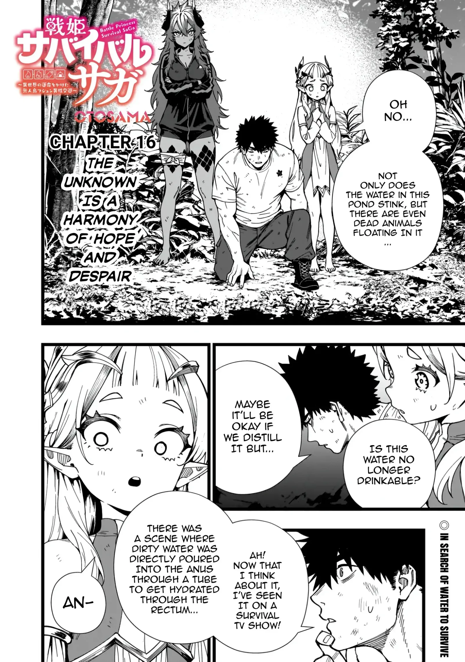 Senki Survival Saga: Isekai no Unmei o Kaketa Mujintou Fujun Iseikouyuu Chapter 16 page 1