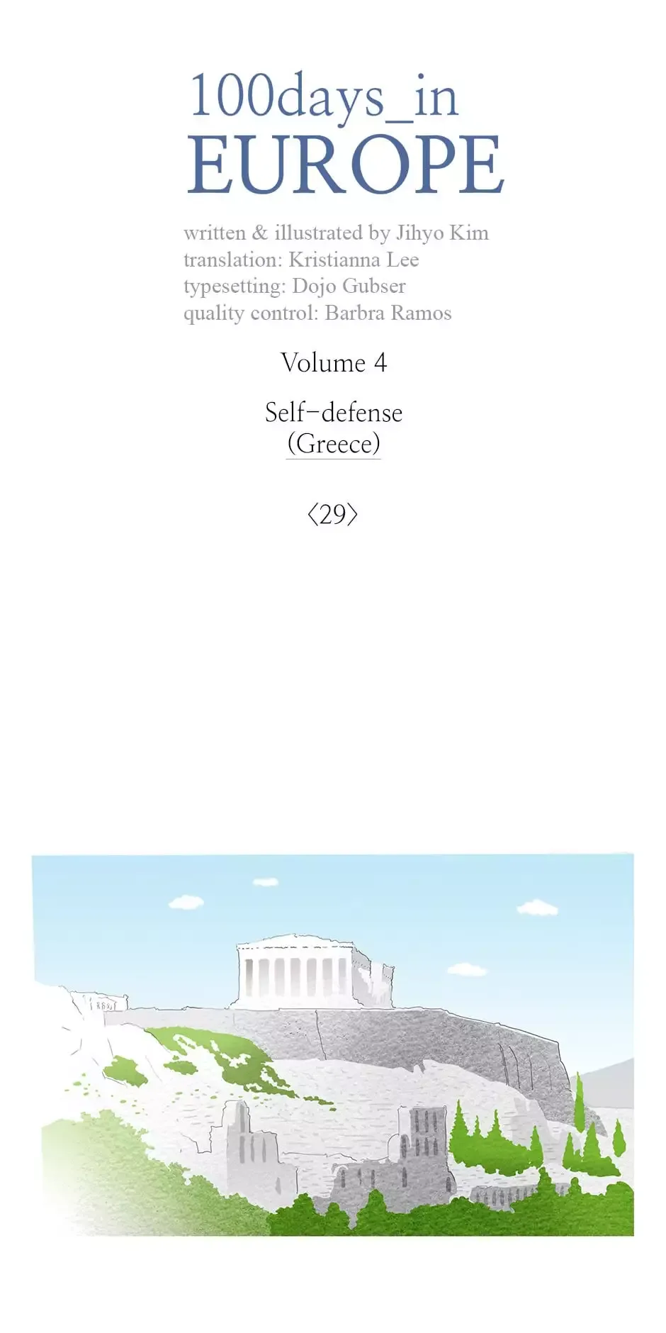 100 Days in Europe Chapter 29 page 1