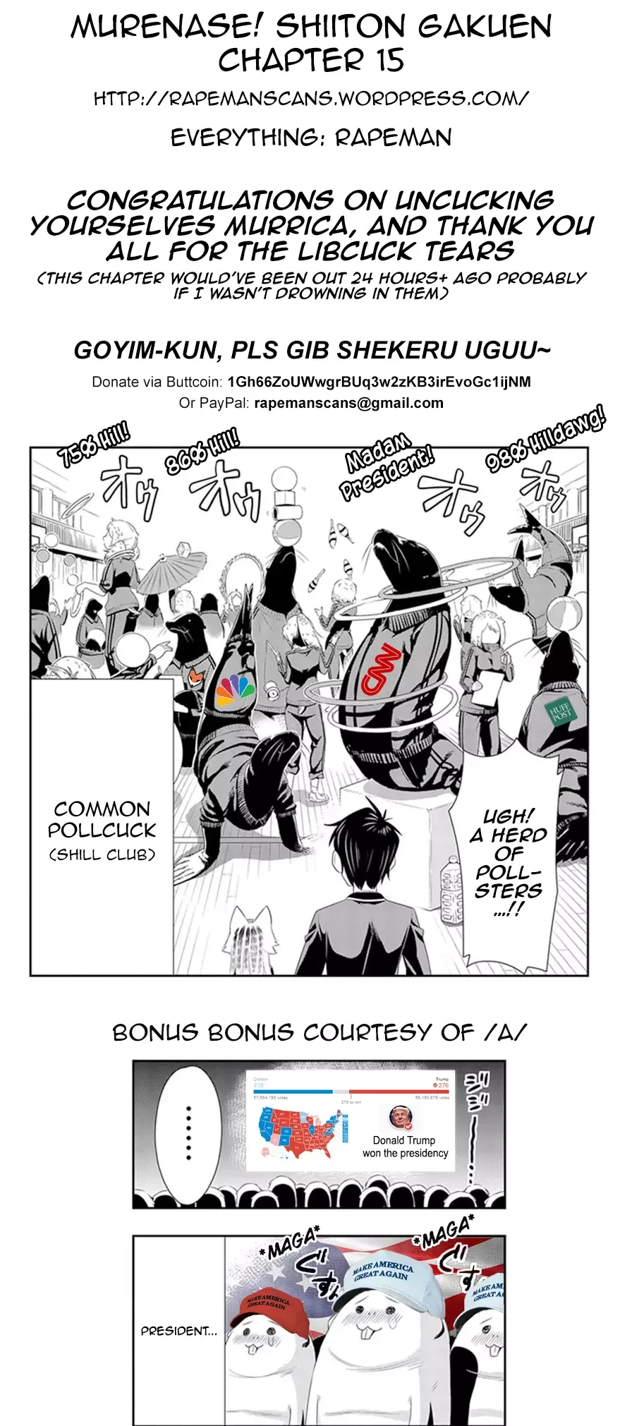 Murenase! Shiiton Gakuen Chapter 15 page 22