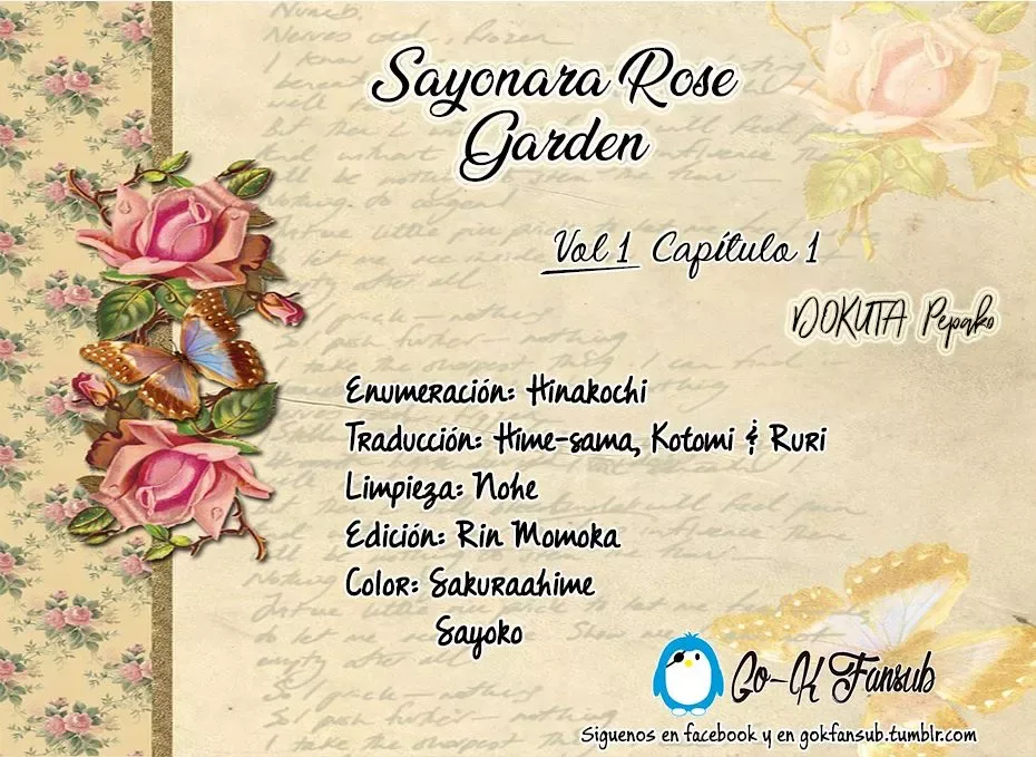 Sayonara Rose Garden Chapter 1 page 1
