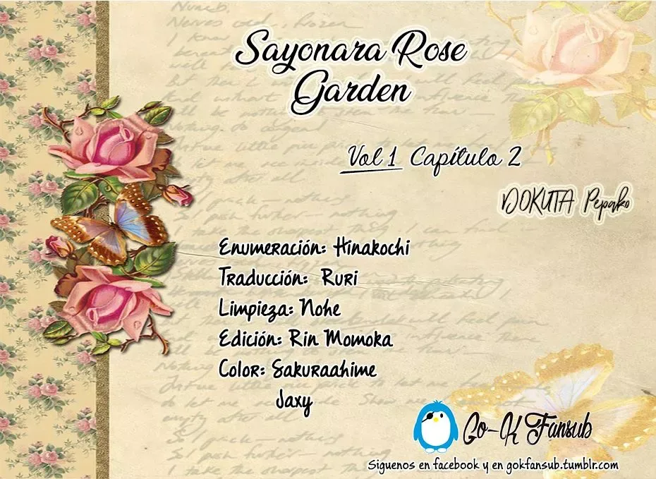 Sayonara Rose Garden Chapter 2 page 1