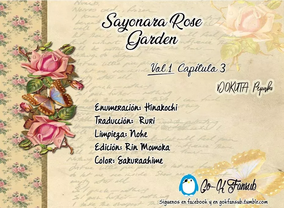 Sayonara Rose Garden Chapter 3 page 1