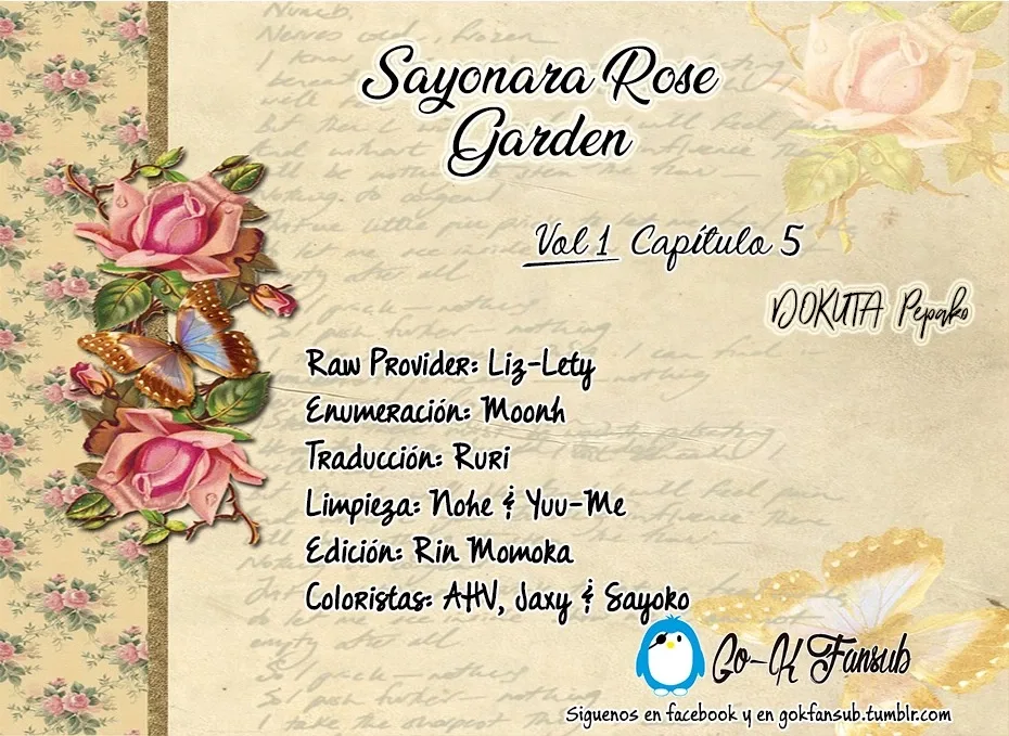 Sayonara Rose Garden Chapter 5 page 1