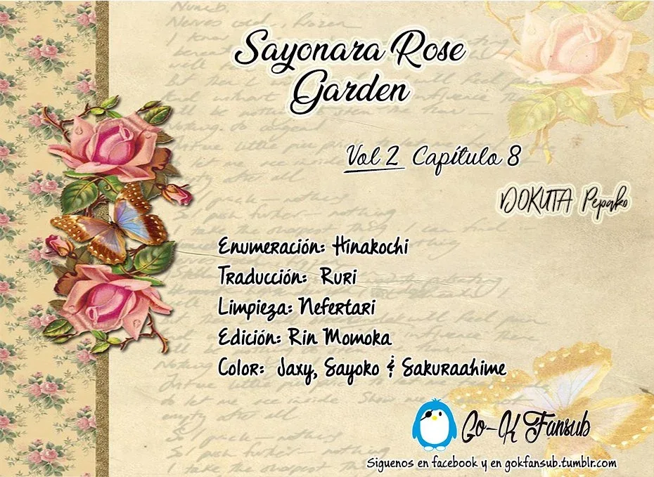 Sayonara Rose Garden Chapter 8 page 1