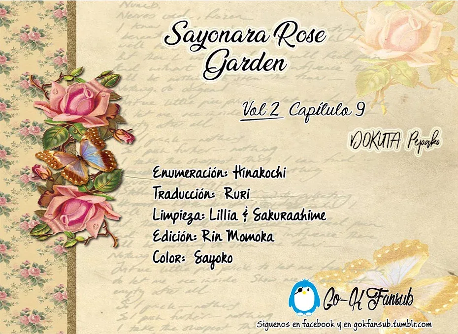 Sayonara Rose Garden Chapter 9 page 1