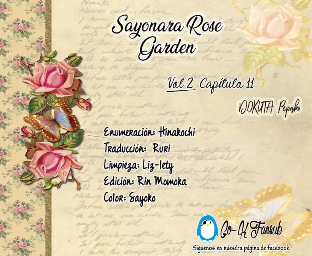 Sayonara Rose Garden Chapter 11 page 1