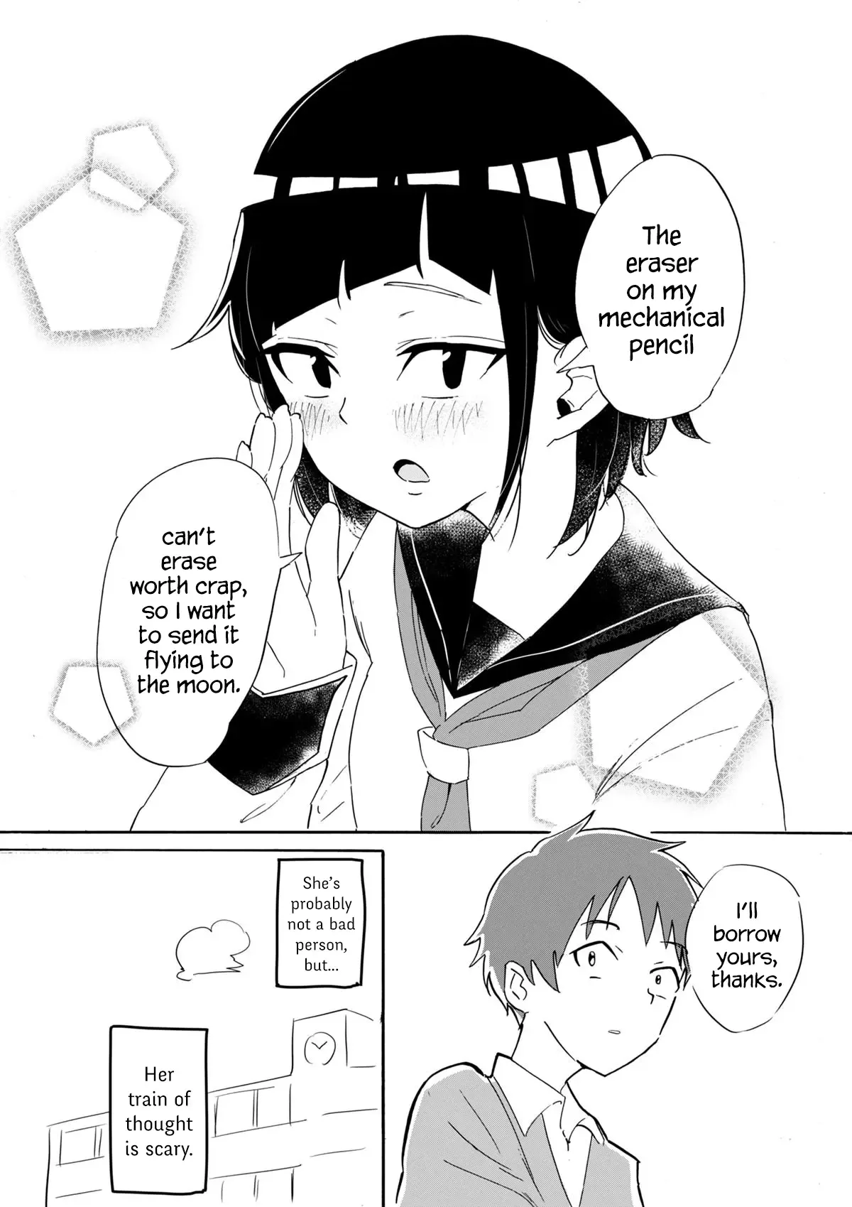 My Classmate Tanaka-San Is Super Scary Chapter 1 page 4