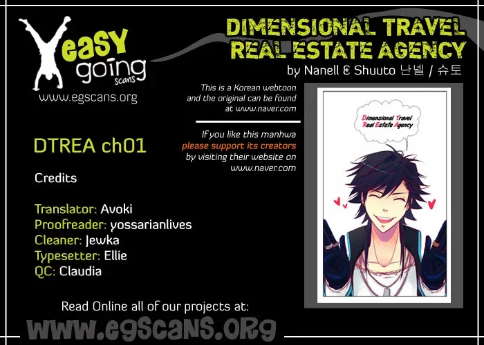 Dimensional Travel Real Estate Agency Chapter 1 page 1
