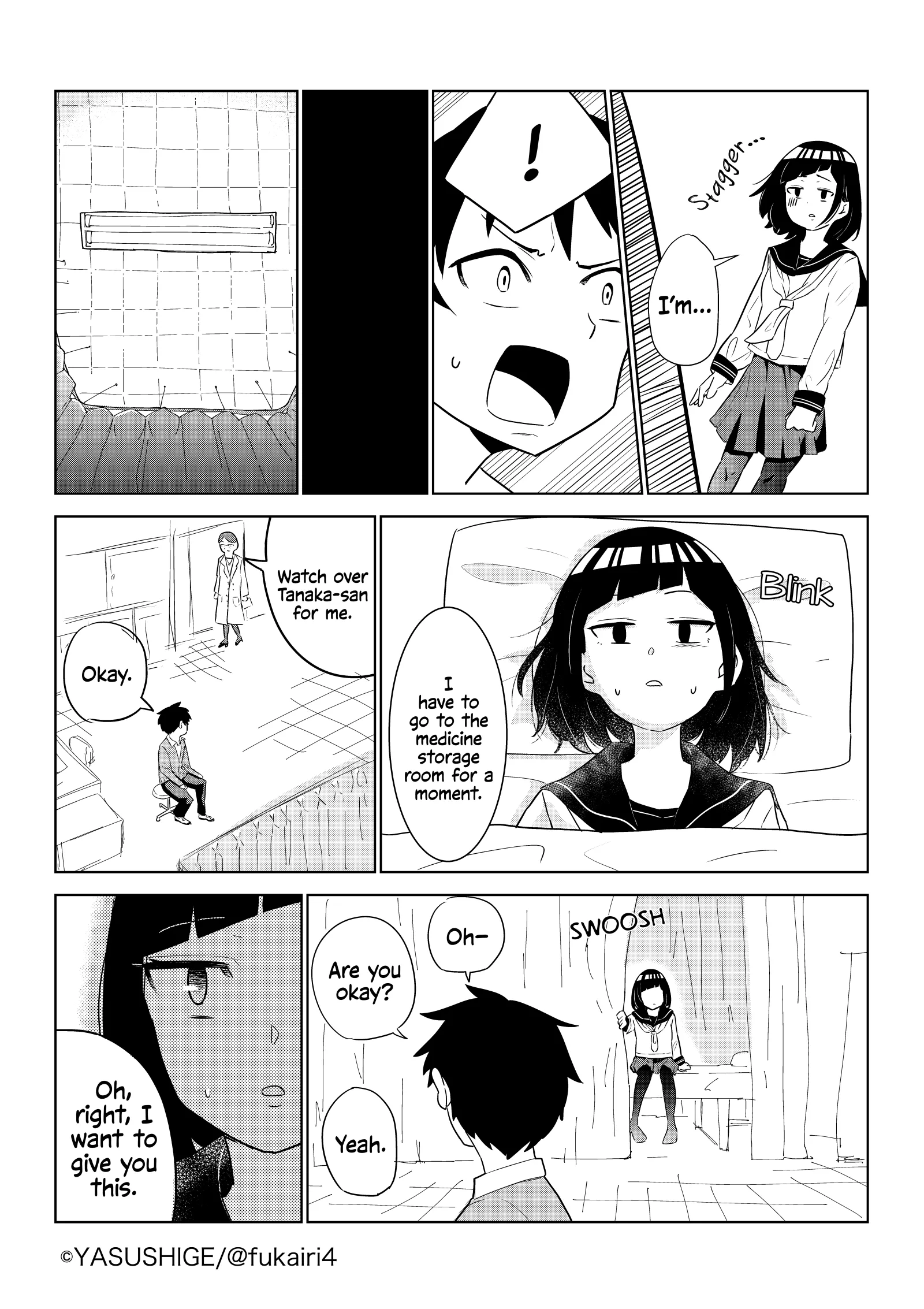 My Classmate Tanaka-San Is Super Scary Chapter 3 page 2